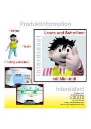 Produktinformation interdidact