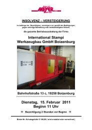 International Stampi Werkzeugbau GmbH Boizenburg Dienstag, 15 ...