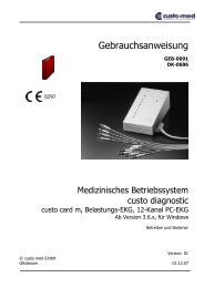 Gebrauchsanweisung - custo.med