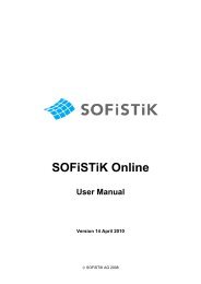 SOFiSTiK Online Help