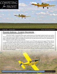Issue XL - Plains Aerial - Lance Ollinger - Texas Tech University