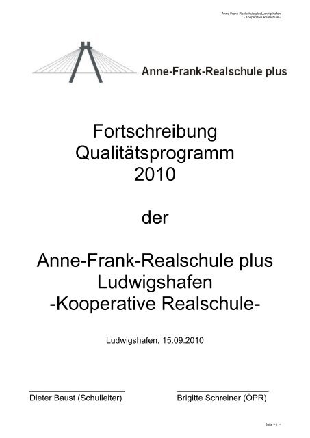 2010 - Anne-Frank-Realschule plus