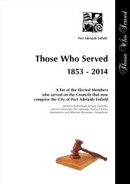 Those Who Served - City of Port Adelaide Enfield - SA.Gov.au