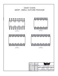 DAISY CHAIN QSOP - SMALL OUTLINE PACKAGE