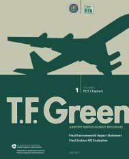 T.F. Green Airport Improvement Program - FEIS Chapters - PVD