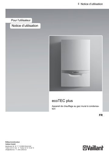 ecoTEC plus - Vaillant