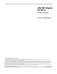 590 DRV Digital DC Drive Product Manual Version 3 Software