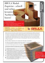 BRULA Modul- Zugsteine - schnell und sicher ... - BRULA GmbH