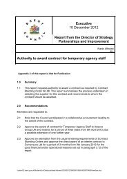 Authority to award contract for temporary agency staff PDF 130 KB