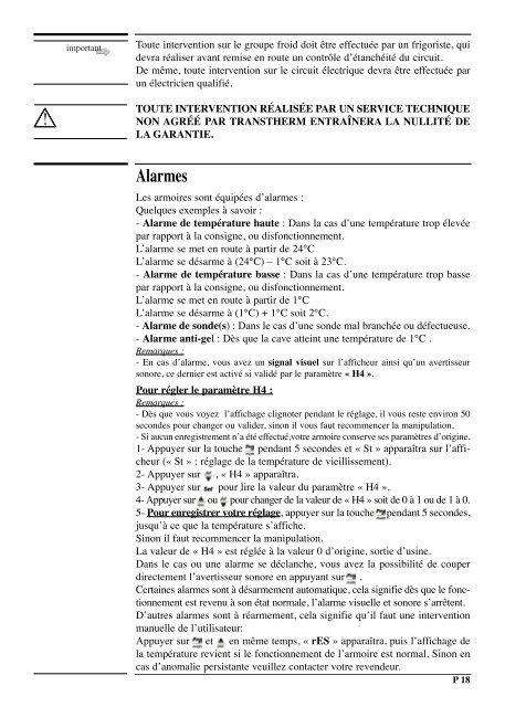 Temperatur - Vintec and Transtherm