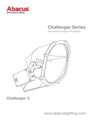 Challenger Series - Challenger 3 Floodlight - Abacus Lighting