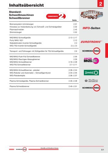 Inhaltsübersicht - Wilhelm Krahn GmbH