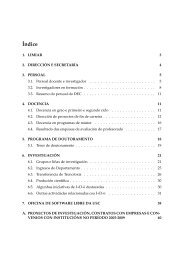 Memoria de actividades dos anos 2005-2009 (pdf) - Departamento ...