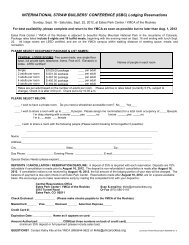 registration form - 2012 International Straw Builder's Conference