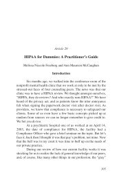 HIPAA for Dummies: A Practitioner's Guide - Counselingoutfitters.com