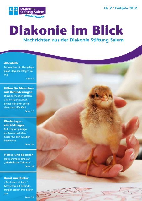 Nr 3 Sommer 2012 Diakonie Stiftung Salem