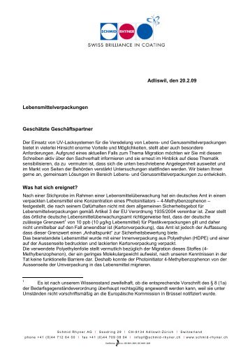 20090218 Kundeninformation_de - Schmid Rhyner