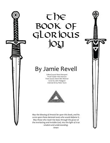 The Book of Glorious Joy - D101 Games