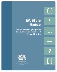 IEA Style Guide