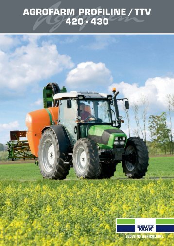 Trattori Deutz Fahr Agrofarm ProfiLine TTV - Attrezzature Agricole