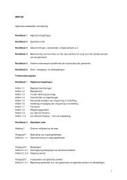 Algemene plaatselijke verordening (APV) - Gemeente Boxtel