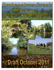 Brokenstraw Creek Draft Plan - Western Pennsylvania Conservancy