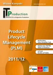 Product Lifecycle Management (PLM) 2011/12 - IT & Produktion