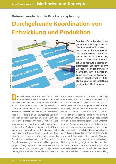 Product Lifecycle Management (PLM) 2011/12 - IT & Produktion