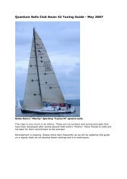 Quantum Sails Club Swan 42 Tuning Guide - May ... - Sailmaker.org