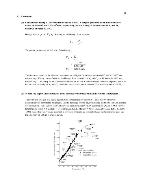 Problem Set 11 Solutions