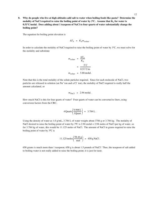 Problem Set 11 Solutions