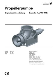 Propellerpumpe - ALLWEILER Service-Portal