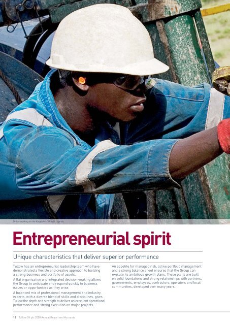 Annual Report PDF (8.0MB) - Tullow Oil plc