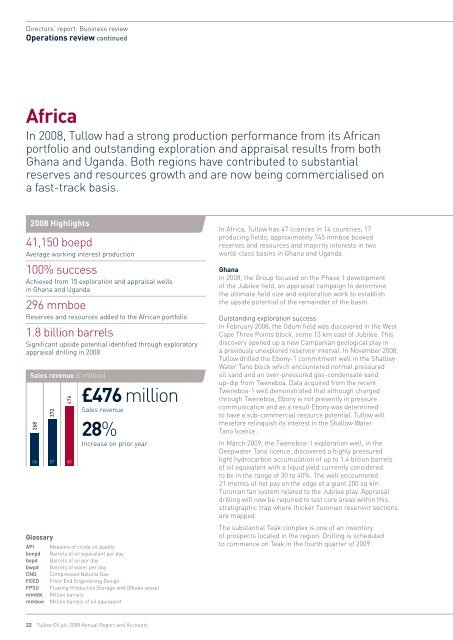 Annual Report PDF (8.0MB) - Tullow Oil plc