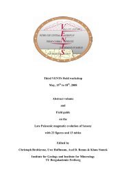 Abstract and field guide - Institut fÃ¼r Geologie