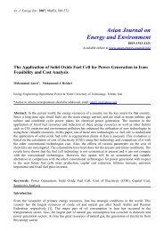 The application of solid oxide fuel cell for power generation in iran ...