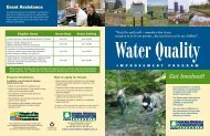 Water Quality Brochure - Niagara Peninsula Conservation Authority