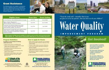 Water Quality Brochure - Niagara Peninsula Conservation Authority