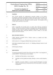 Geotechnical Engineering Office GEO Circular No. 10