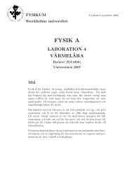 FYSIK A - Fysikum