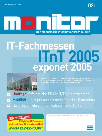 IT-Fachmessen exponet 2005 - Monitor