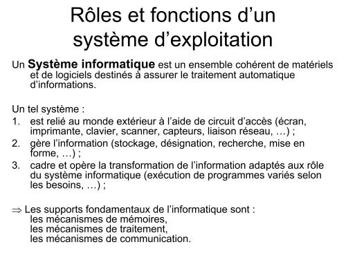 SystÃ¨me d'exploitation - LIFL