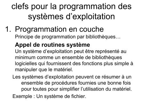 SystÃ¨me d'exploitation - LIFL