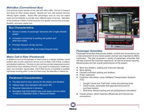 Executive Summary - Metro Transit