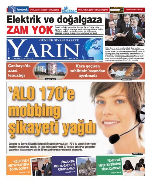 Ankara 2 Temmuz 2013