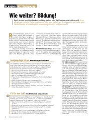 Wie weiter? Bildung!