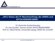 ENTSCHEIDERFABRIK-IT- Benchmarking