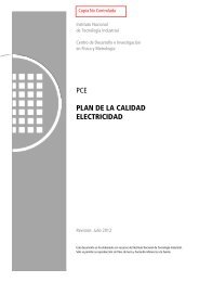 PCE PLAN DE LA CALIDAD ELECTRICIDAD - INTI