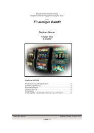 Einarmiger Bandit - St.Gerner