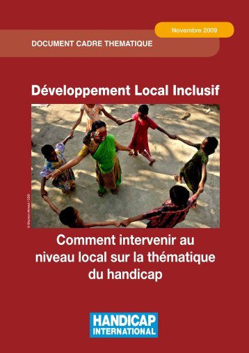 DÃ©veloppement local inclusif - Handicap International